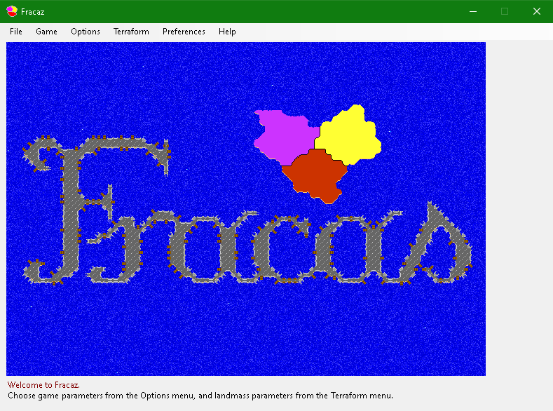 Screenshot of Fracaz on Windows 10